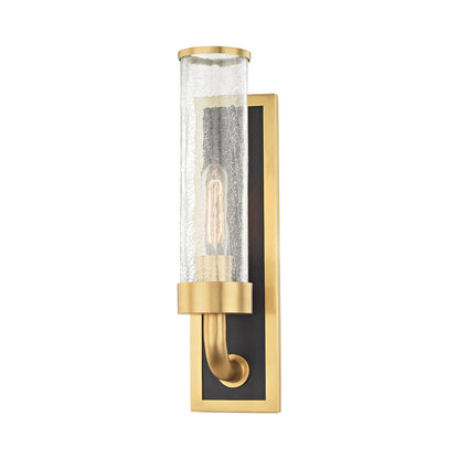 Soriano Wall Light in Aged Brass.