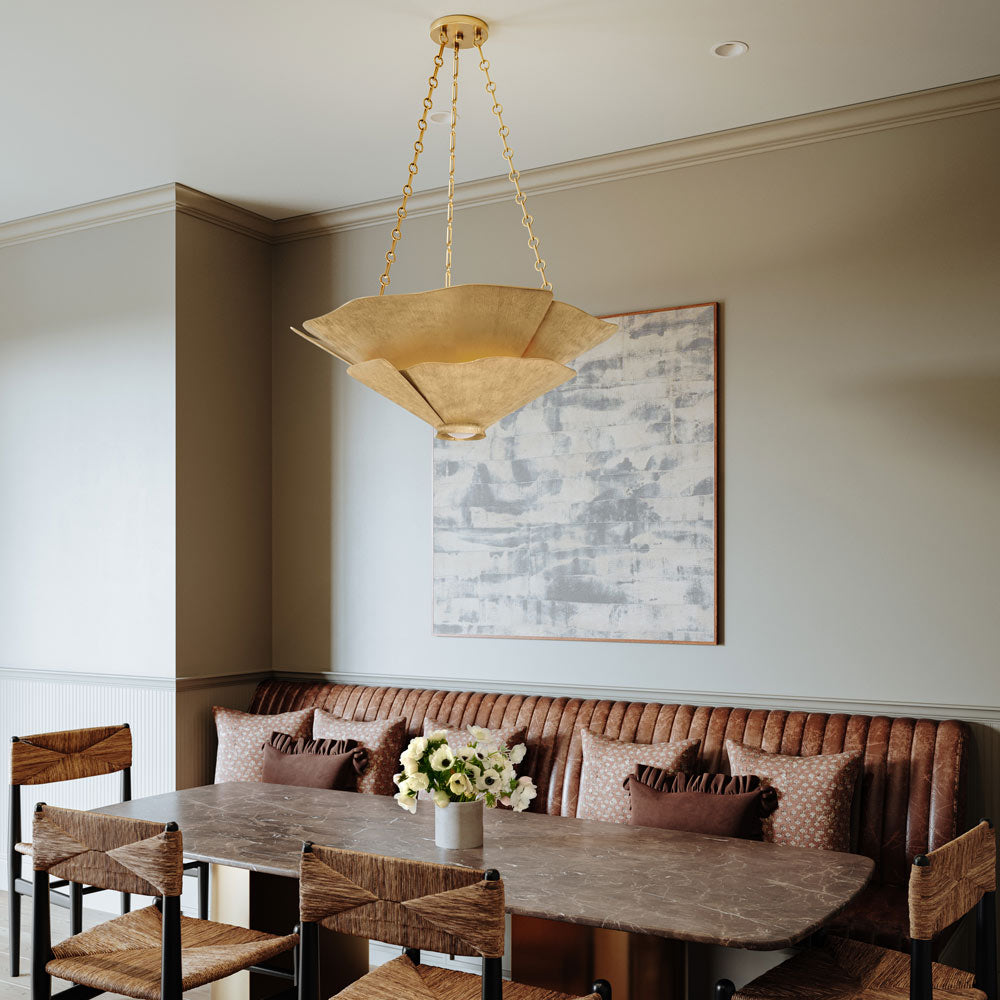 Spring Valley Chandelier in dining room.