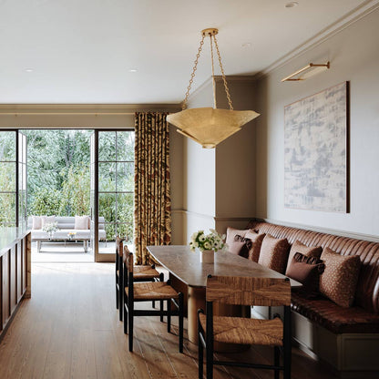 Spring Valley Chandelier in dining room.