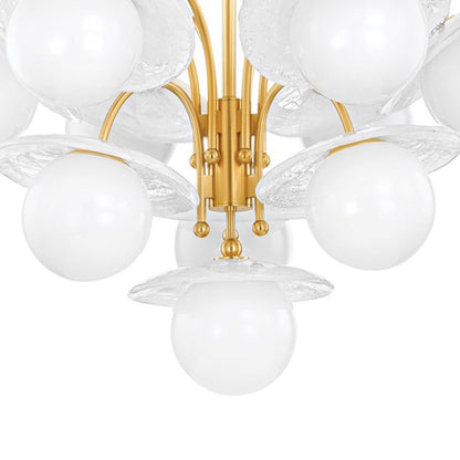 Stampford Chandelier in Detail.