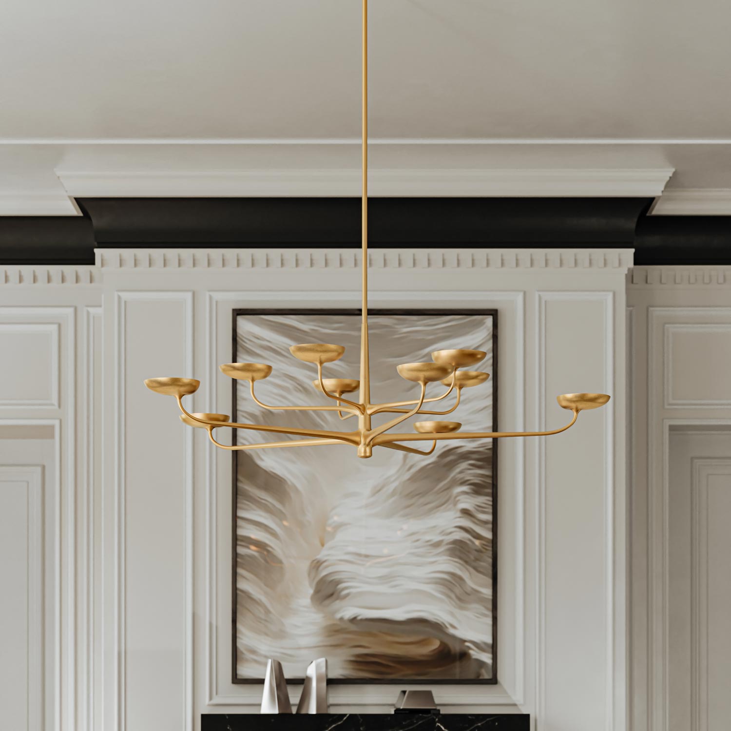 Taormina LED Chandelier in Detail.