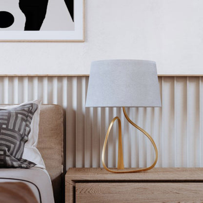 Tharold Table Lamp in bedroom.