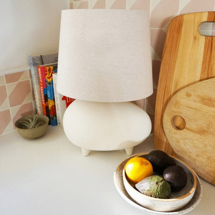Tiptoe Table Lamp in kitchen.