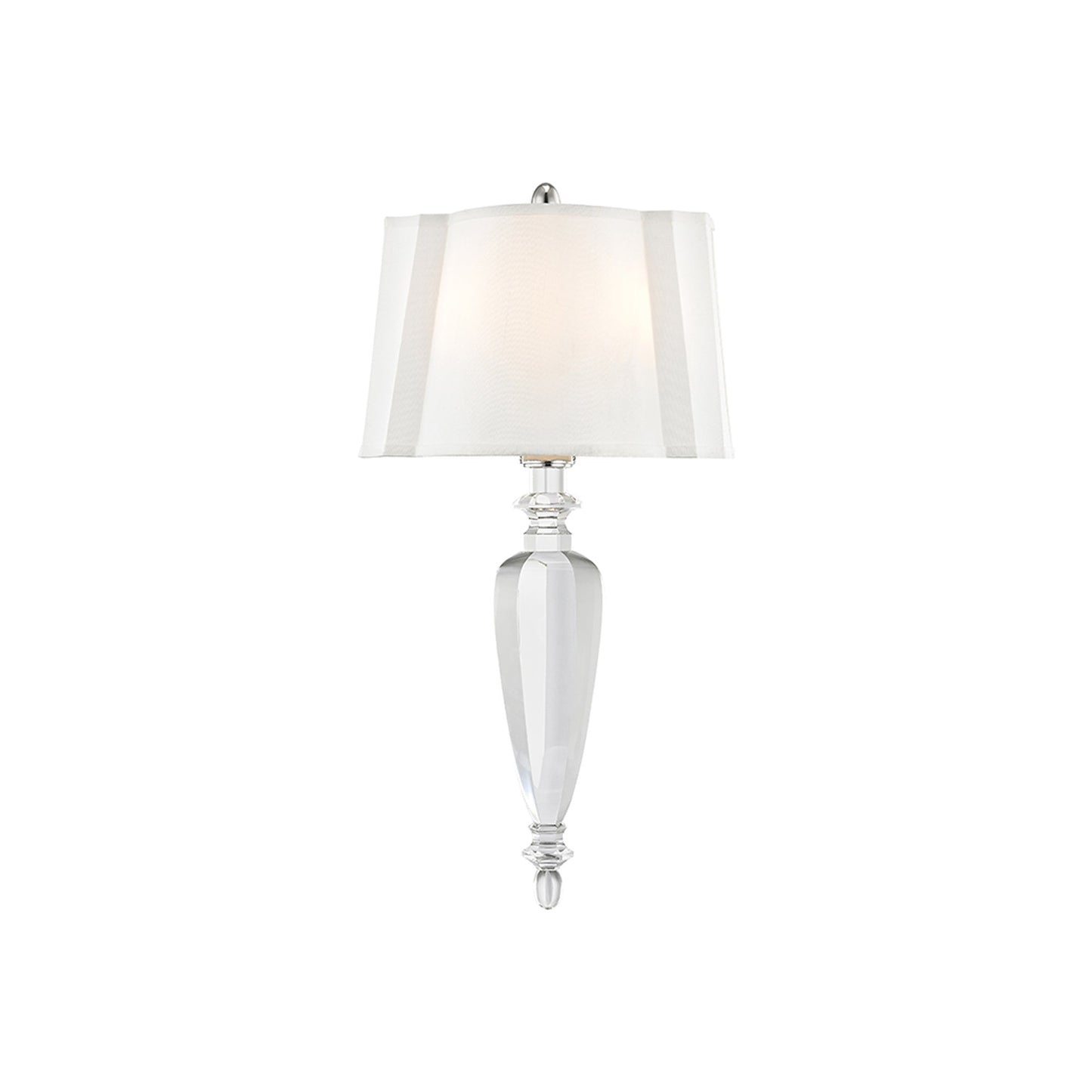 Tipton Wall Light in Polished Nickel (Small).