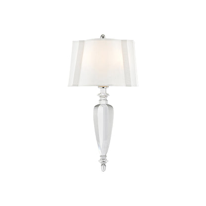 Tipton Wall Light in Polished Nickel (Small).