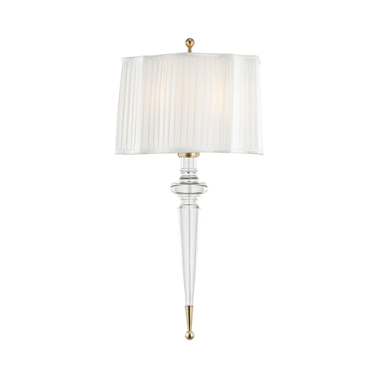 Tipton Wall Light in Aged Brass (Large).