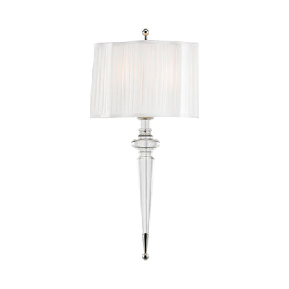 Tipton Wall Light in Polished Nickel (Large).