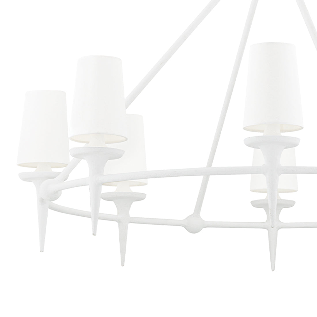 Torch Chandelier in Detail.