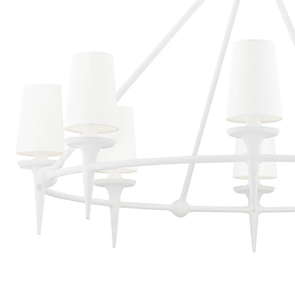 Torch Chandelier in Detail.