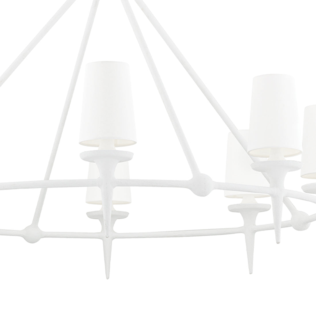 Torch Chandelier in Detail.