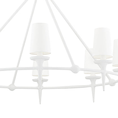 Torch Chandelier in Detail.