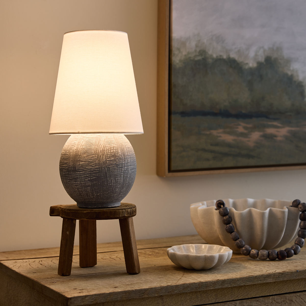 Ulsterville LED Table Lamp in Detail.