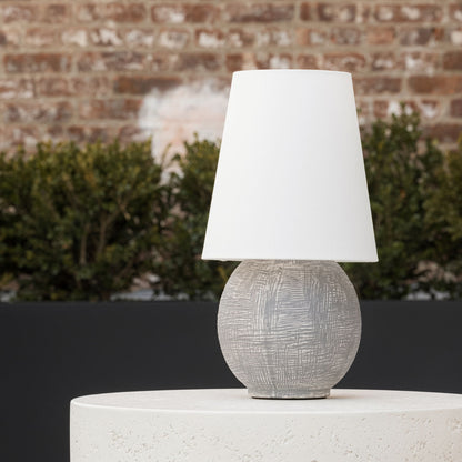 Ulsterville LED Table Lamp in Outside Area.