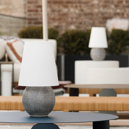 Ulsterville LED Table Lamp in Outside Area.