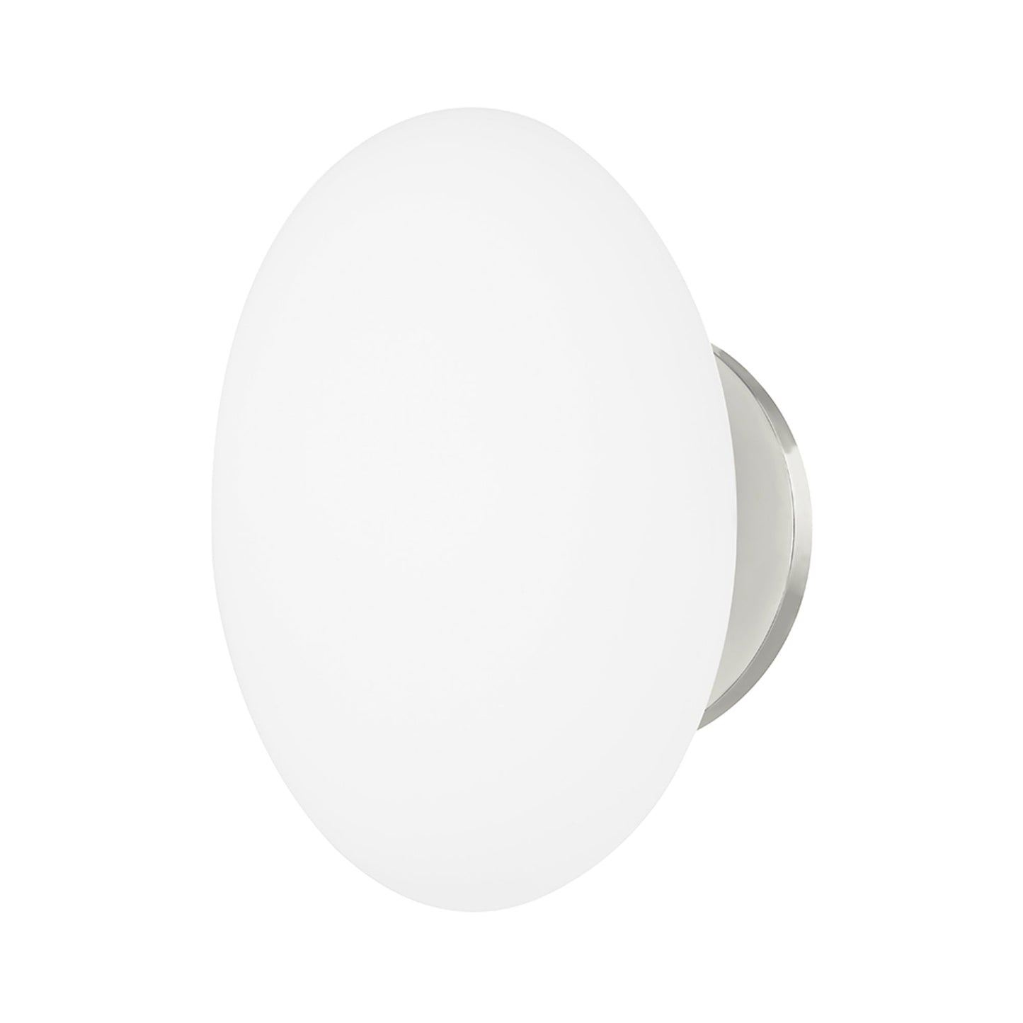 Wagner Bath Wall Light in Polished Nickel.