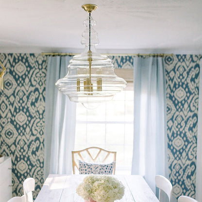 Washington Pendant Light in dining room.