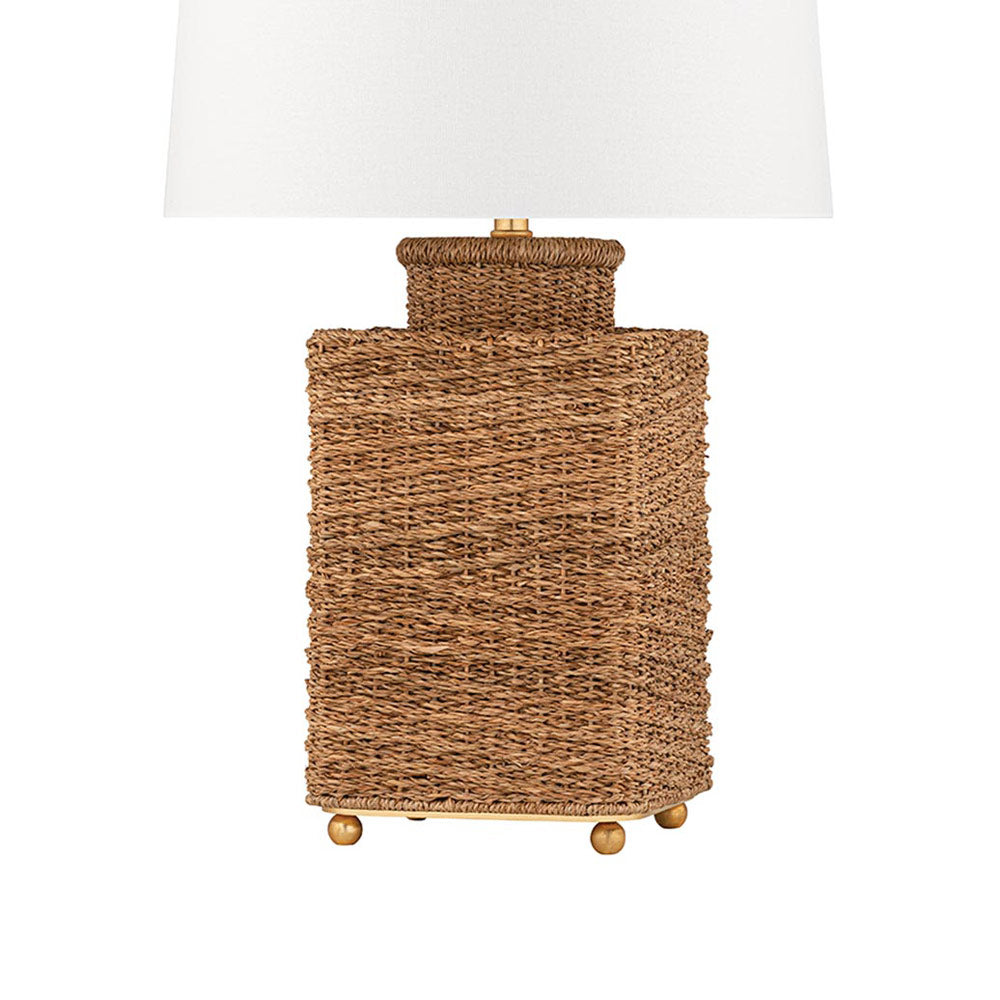 Weaver Table Lamp in Detail.