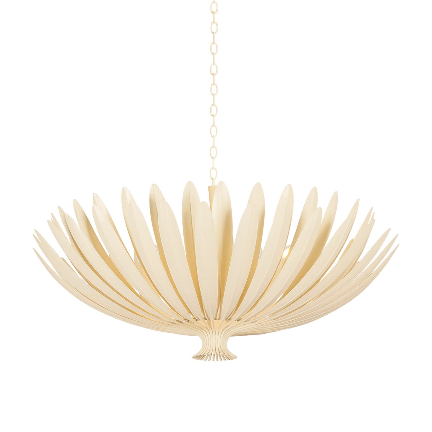 Whitfield Chandelier in Cream Plaster (48-Inch).