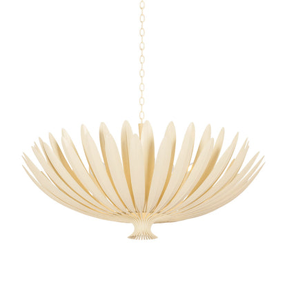 Whitfield Chandelier in Cream Plaster (48-Inch).