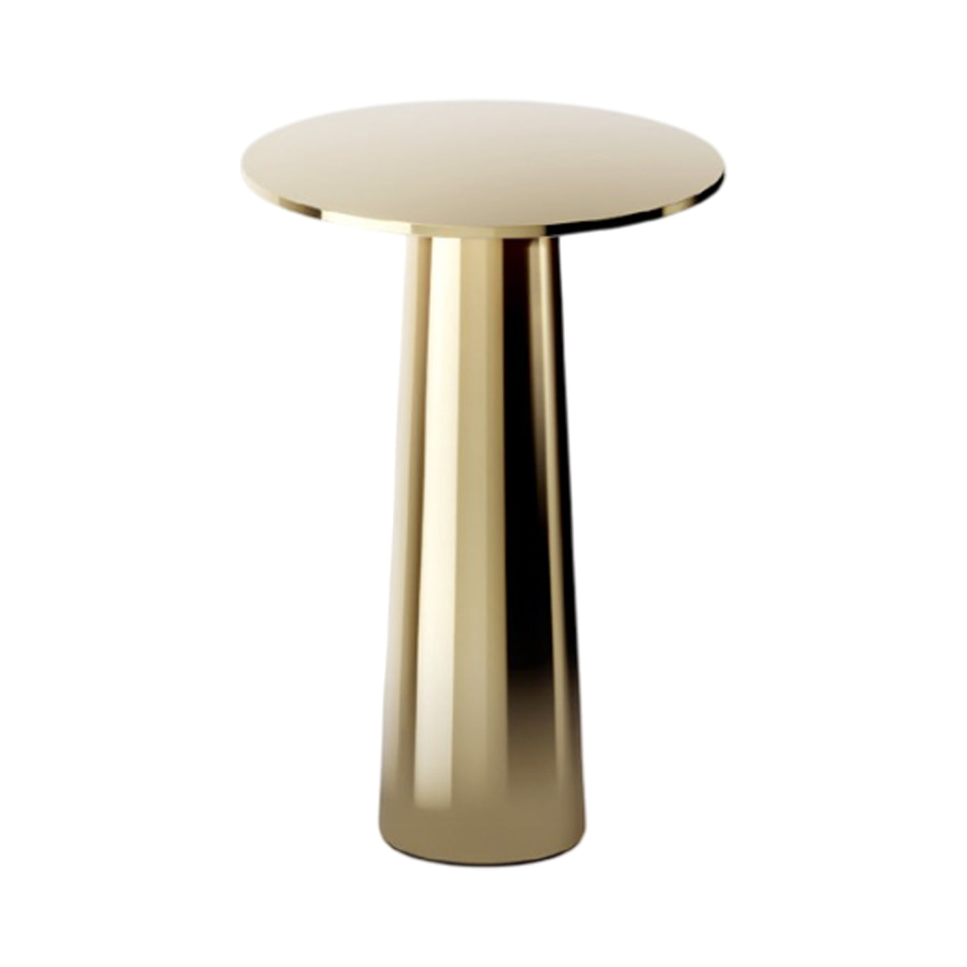Lix Mini Outdoor LED Rechargeable Table Lamp in Brass.