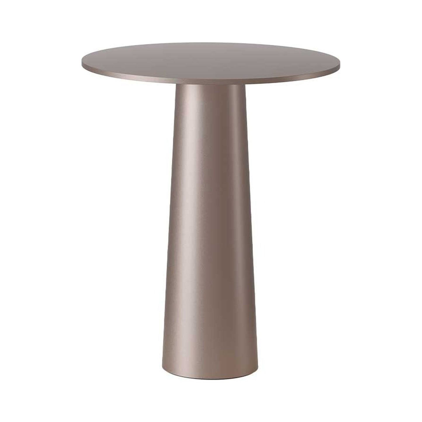 Lix Mini Outdoor LED Rechargeable Table Lamp in Bright Bronze.