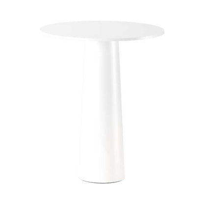 Lix Mini Outdoor LED Rechargeable Table Lamp in Pearl White.