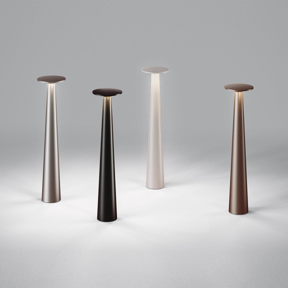 Lix Skinny Outdoor LED Rechargeable Table Lamp in Detail.
