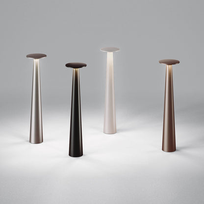 Lix Skinny Outdoor LED Rechargeable Table Lamp in Detail.
