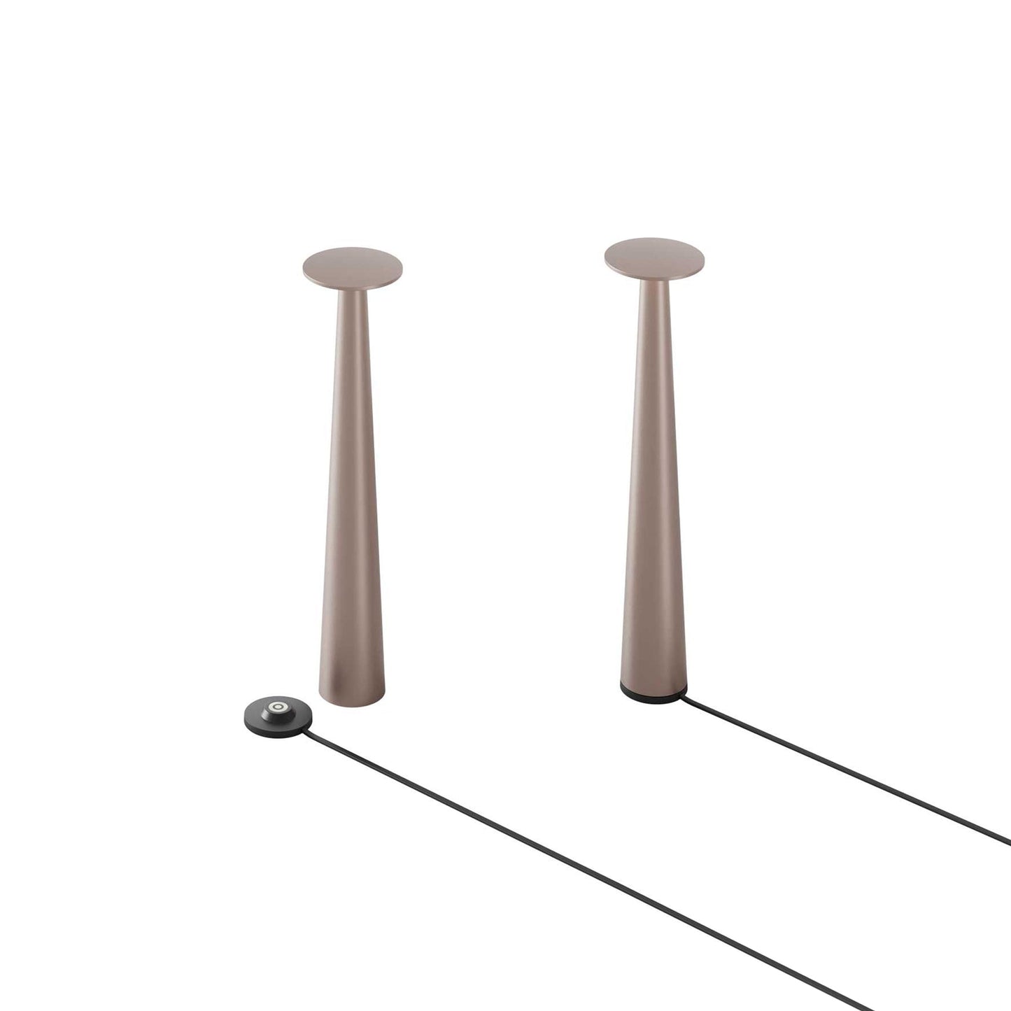 Lix Skinny Outdoor LED Rechargeable Table Lamp in Detail.
