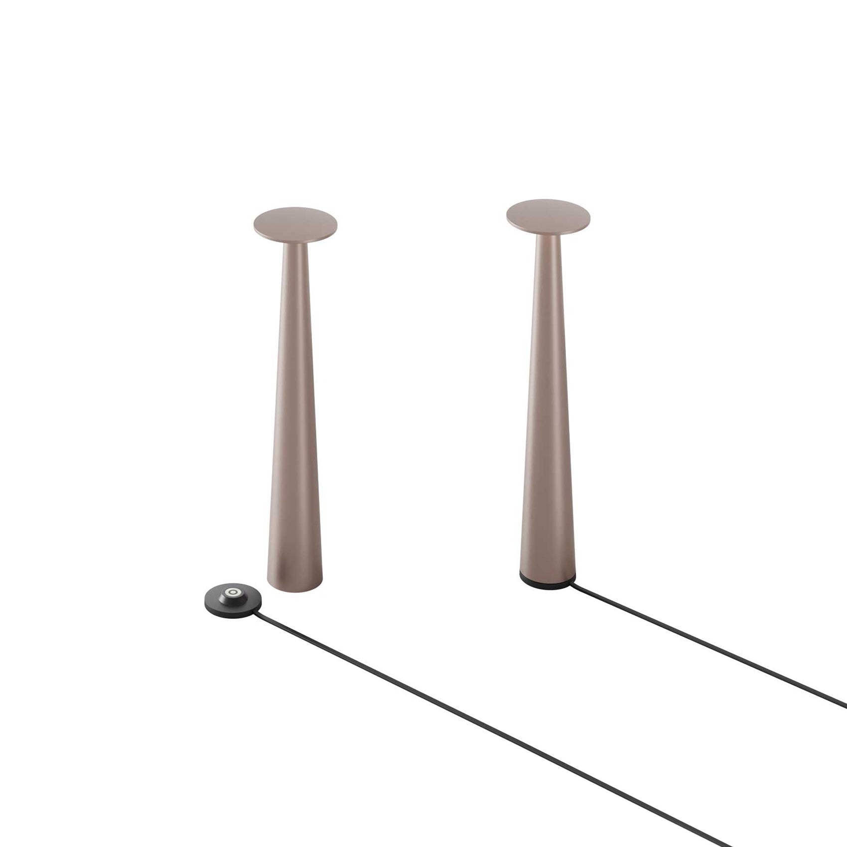 Lix Skinny Outdoor LED Rechargeable Table Lamp in Detail.