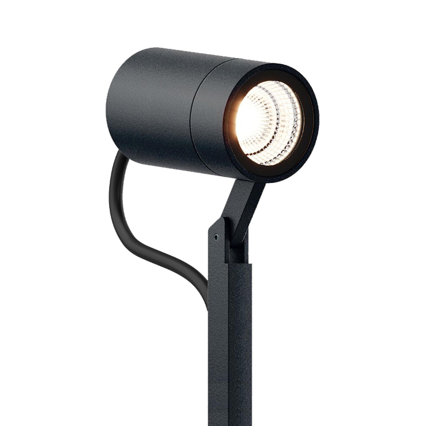 Piek Mini LED Solar Join Path Light in Deep Black.