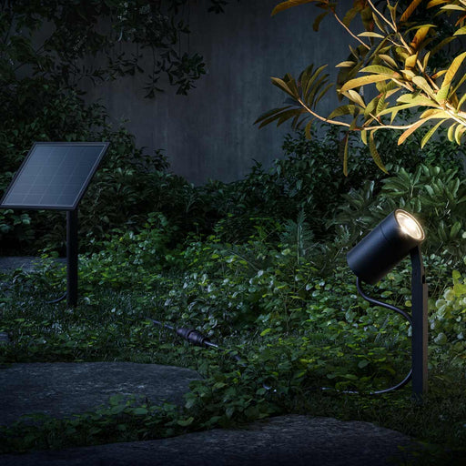 Piek Mini Outdoor LED Solar Portable Path Light in Outside Area.