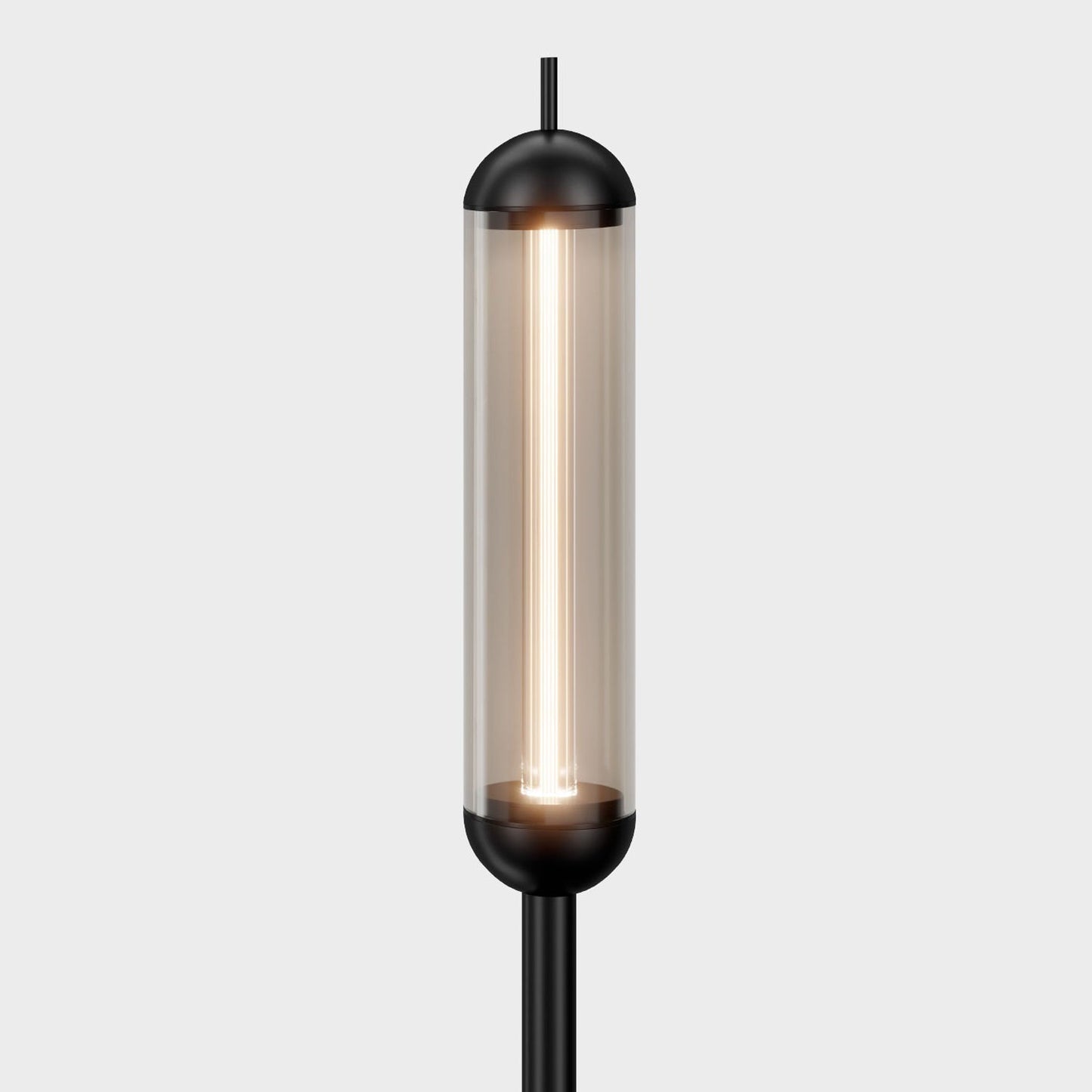 Reed Outdoor LED Solar Path Light Set in Detail.