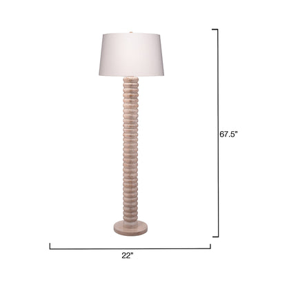 Abacus Floor Lamp - line drawing.