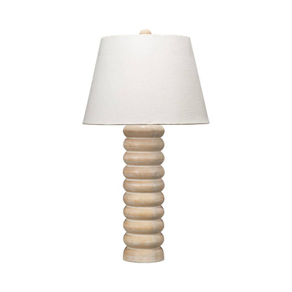 Abacus Table Lamp in White.