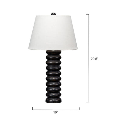Abacus Table Lamp - line drawing.