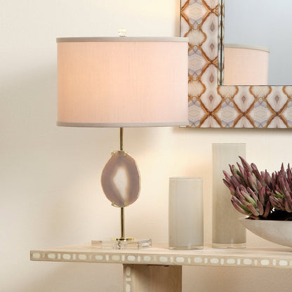 Agate Table Lamp in Detail.