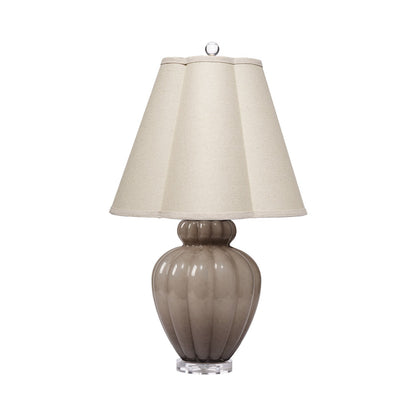 Agnes Table Lamp in Taupe.