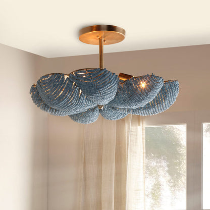 Anguilla Semi Flush Mount Ceiling Light in Detail.