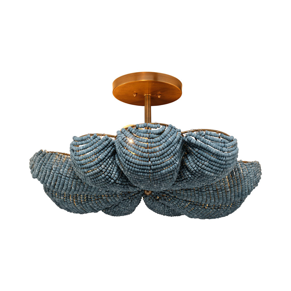 Anguilla Semi Flush Mount Ceiling Light in Detail.