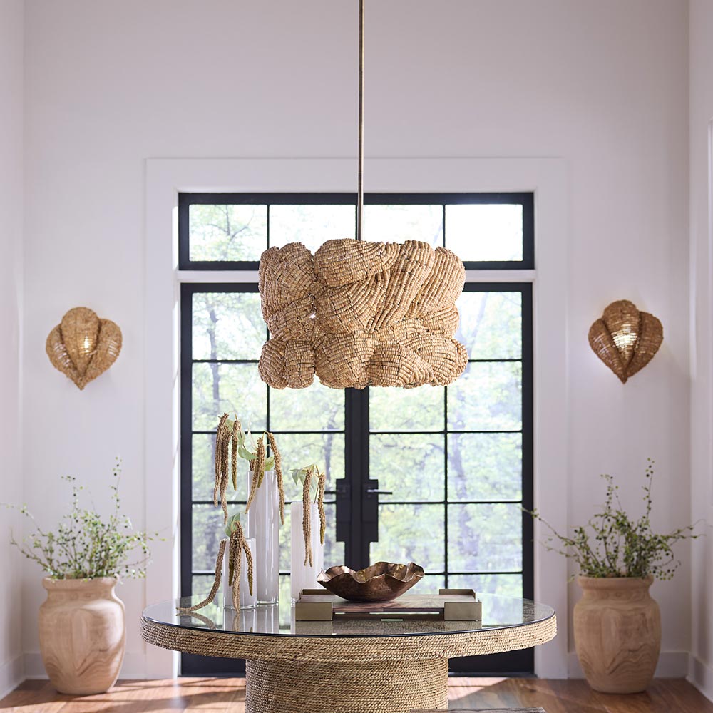 Anguilla Wall Light in living room.