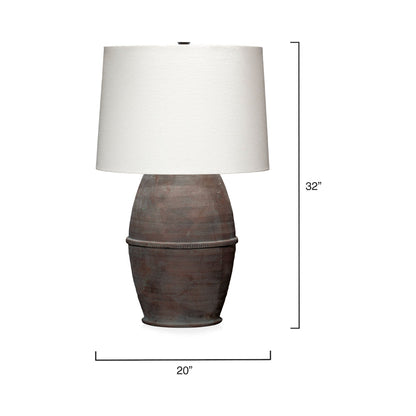 Antiquity Table Lamp - line drawing.