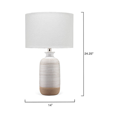 Ashwell Table Lamp - line drawing.