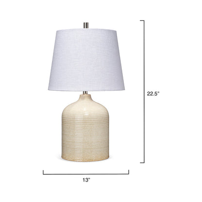 Au Lait Table Lamp - line drawing.