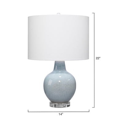 Aubrey Table Lamp - line drawing.