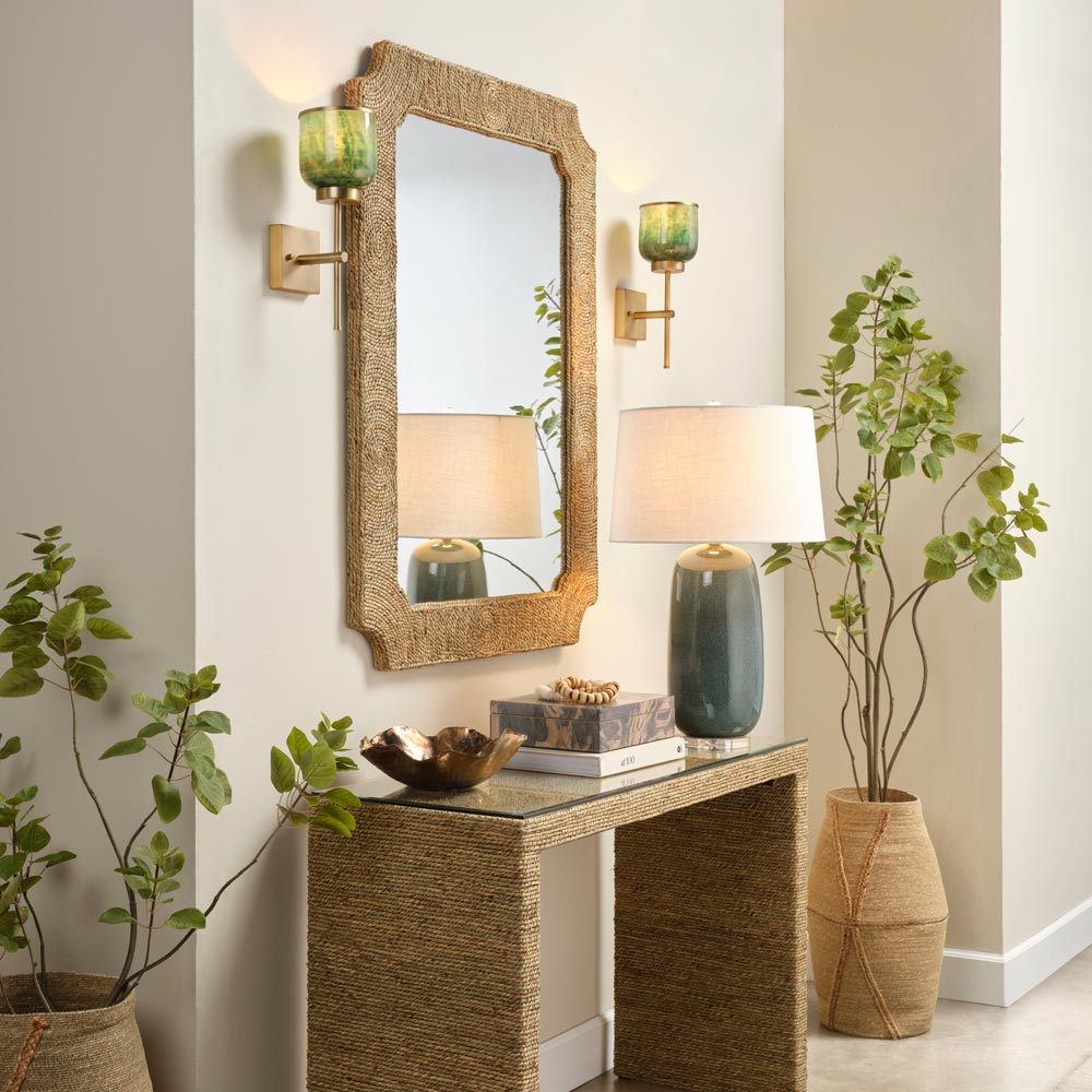 Balsam Table Lamp in living room.