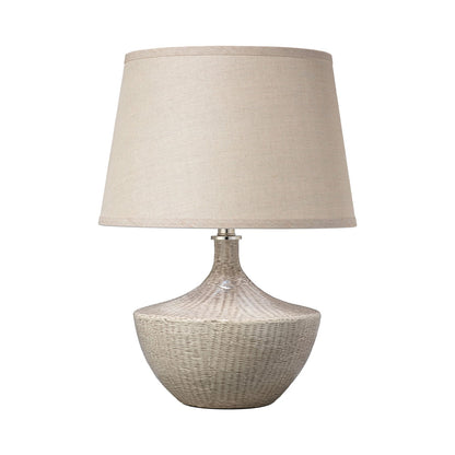 Basketweave Table Lamp.