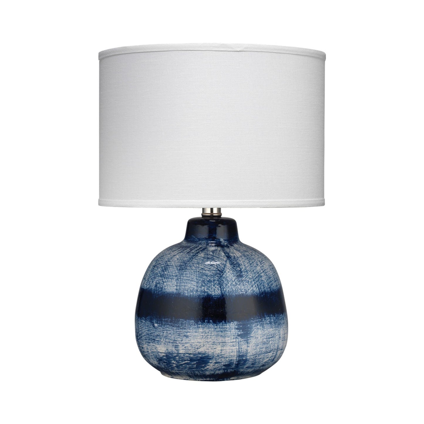 Batik Table Lamp in Blue/White (Small).