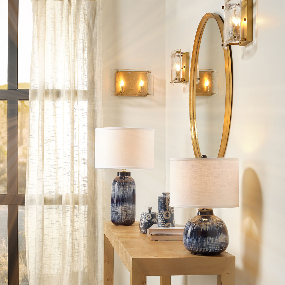 Batik Table Lamp in Detail.