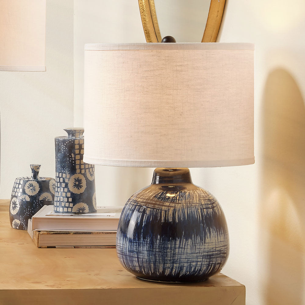 Batik Table Lamp in Detail.